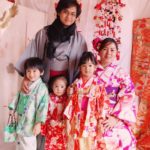 家族　七五三　浅草