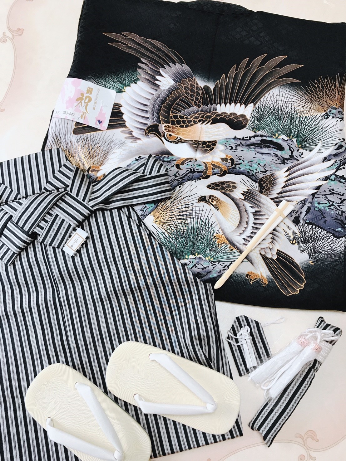 浅草　七五三　男の子　袴