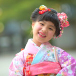 七五三　7歳　着物　浅草