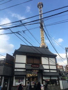 花やしきをカップルで着物を楽しむ