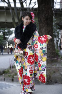 振袖の柄が素敵