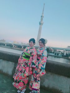 浅草レンタル着物小梅の二尺袖