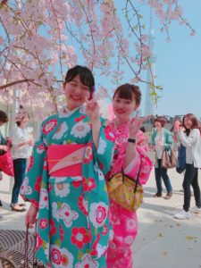 浅草レンタル着物小梅 桜