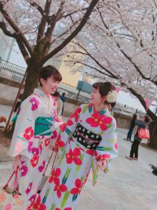 浅草レンタル着物小梅 桜
