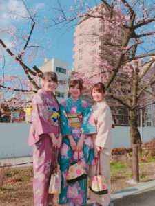 浅草レンタル着物小梅 桜