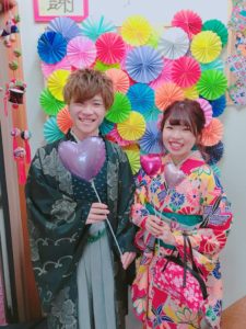 浅草レンタル着物小梅のカップルプランプラス