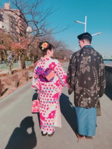 浅草レンタル着物小梅のお客様