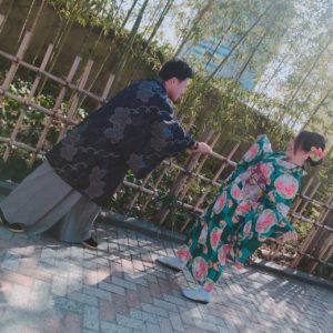 浅草レンタル着物小梅のカップルプランプラス