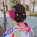 浅草レンタル着物小梅のヘアーセット
