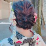 浅草レンタル着物小梅のヘアーセット