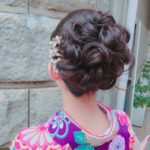 浅草レンタル着物小梅のヘアーセット