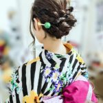 浅草レンタル着物小梅のヘアーセット