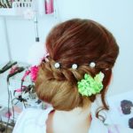 浅草レンタル着物小梅のヘアーセット