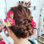 浅草レンタル着物小梅のヘアーセット