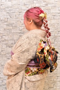 大きいサイズ　振袖　浅草　着物レンタル