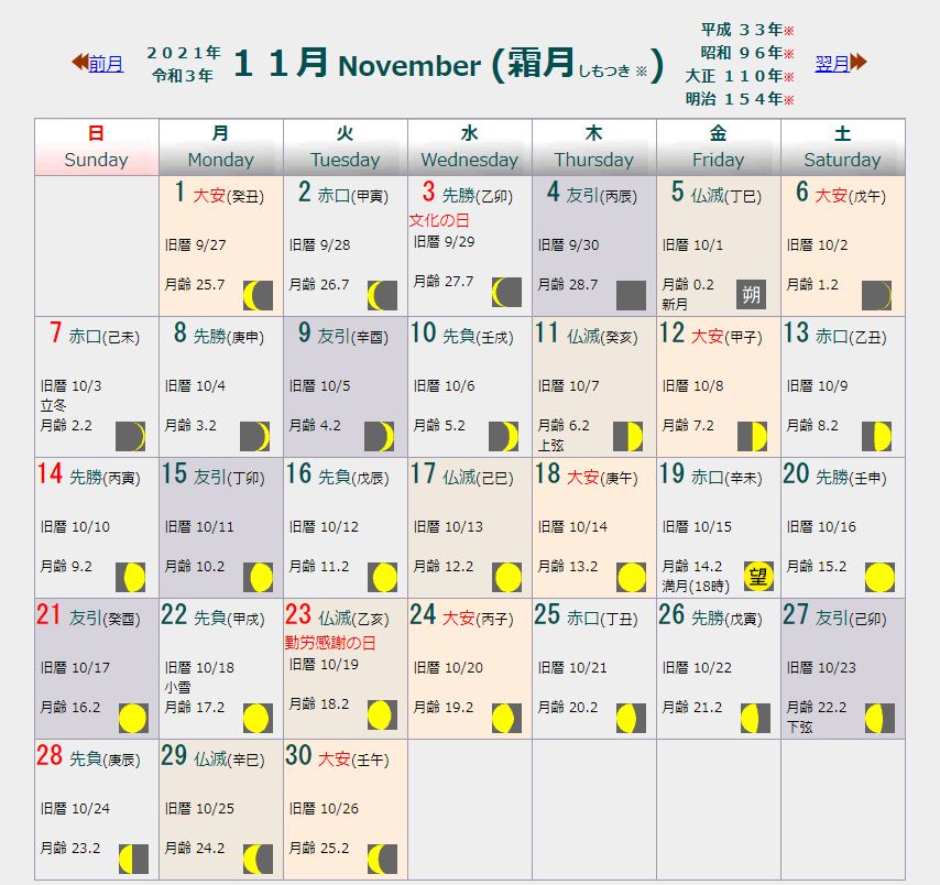 七五三　六曜　大安　11月　着物レンタル