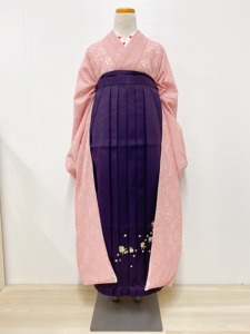 袴　大きいサイズ　紫　宅配レンタル